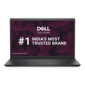 Dell Inspiron 3535 Thin & Light Laptop, AMD Ryzen 3-7320U Proc, 8GB + 512GB SSD, 15.6" (39.62cm) FHD 250 nits Display, Radeon Graphics, Windows 11 + MSO'21, 15 Month McAfee Antivirus, Black, 1.67kg
