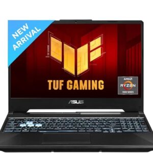 ASUS TUF Gaming A15, AMD Ryzen 7 7435HS, NVIDIA GeForce 4GB RTX 3050, 16GB RAM, 512GB SSD, FHD 144Hz 250 nits, 15.6", Windows 11, Black, 2.30KG, FA506NCR-HN075W Gaming Laptop