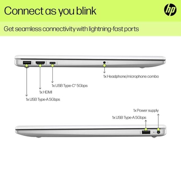 (Brand Refurbished) HP Laptop 15, 13th Gen Intel Core i5-1335U,15.6inch(39.6cm) FHD Anti-Glare Laptop/16GB RAM/1 TB SSD/Intel Iris Xe Graphics/Win 11/MSO 21/Backlit Keyboard/Alexa/Diamond White/1.6 Kg 15-fd0022T - Image 3