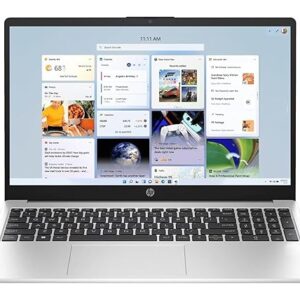 HP New 15-fc0155AU Laptop , AMD Ryzen 5 7520U Quad Core - (8 GB/512 GB SSD/AMD Radeon Graphics/Windows 11 Home) Thin and Light Business Laptop/15.6" HD Display/Turbo Silver/1.5 kg/MS Office 2021