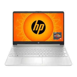 HP 15s eq2223AU New Laptop Ryzen 5 5500U (8GB RAM/512GB SSD/FHD/Windows 11/MS Office 21/15.6” (39.6cm)/Silver/1.69kg)