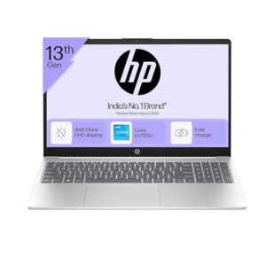HP 15, New Laptop fd0582TU13th Gen Intel Core i3-1315U (8GB DDR4, 512GB SSD), Micro-Edge, Anti-Glare, FHD, 15.6''/39.6cm, Win11, M365* Office24, Silver, 1.59kg, FHD Camera, Backlit Laptop